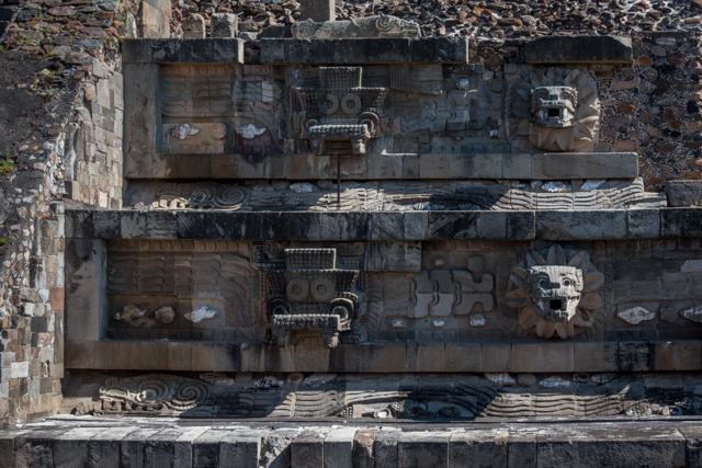 Temple of Quetzalcoatl, Teotihucan